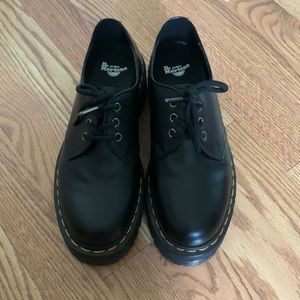 1461 smooth leather platform shoes (dr. martens)